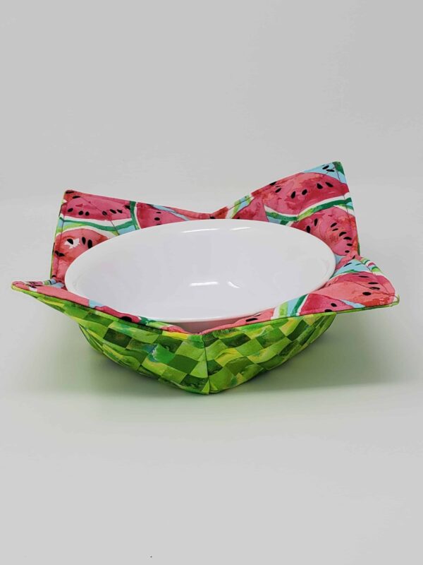 Watercolor Watermelon Microwave Bowl Cozy - Image 2