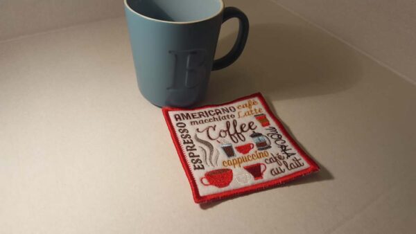 CE-SW-04 SQUARE COASTER WORDS