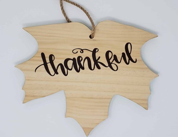 Thankfull Wooden Sign