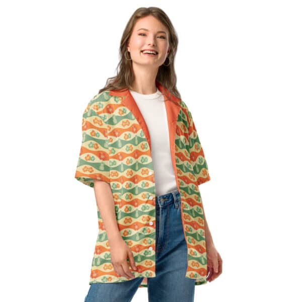 Pineapple Wave Aloha Shirt – 2025 Pattern Play Collection - Image 4
