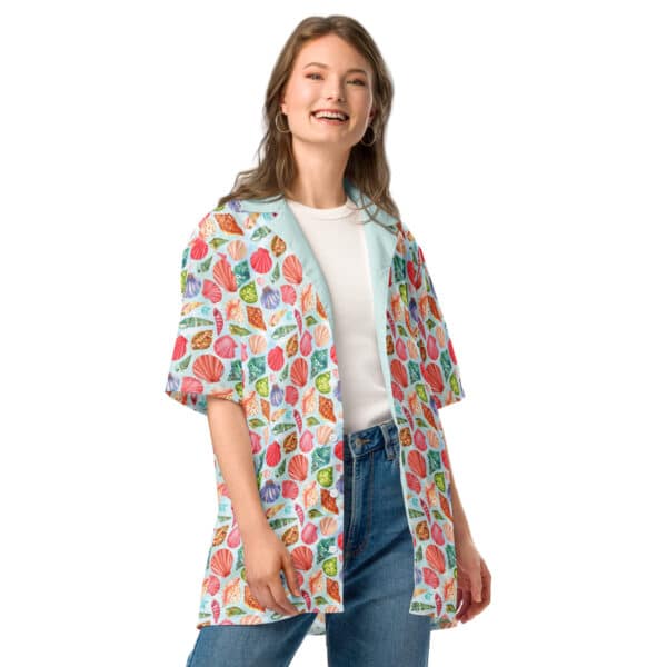 Shells on the Beach Aloha Shirt – 2025 Pattern Play Collection - Image 4