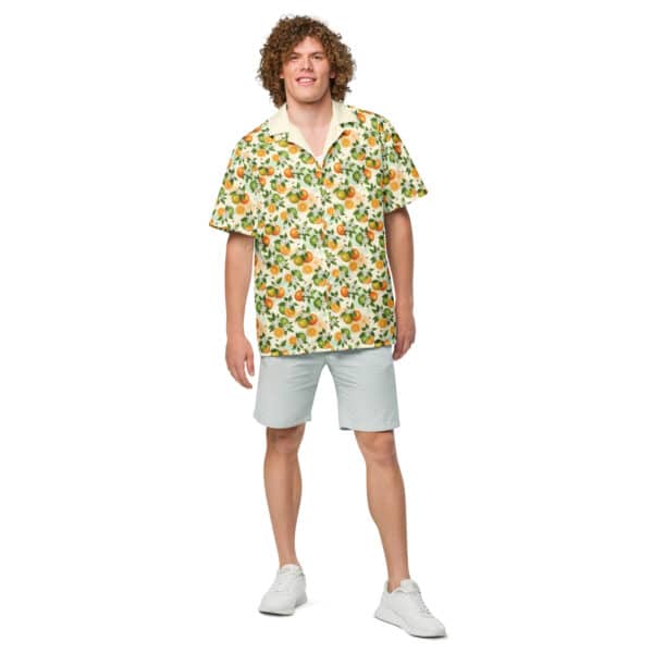 Florida Citrus Aloha Shirt – Pattern Play Collection (2025 Release) - Image 2