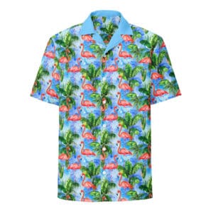 Flamingo Lagoon Aloha Shirt – 2025 Pattern Play Collection