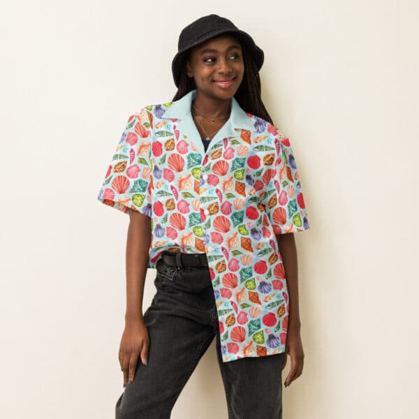 Shells on the Beach Aloha Shirt – 2025 Pattern Play Collection - Image 6
