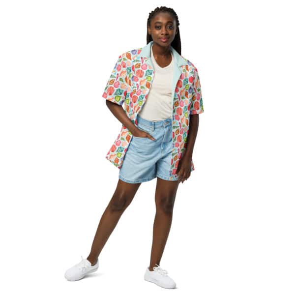 Shells on the Beach Aloha Shirt – 2025 Pattern Play Collection - Image 10