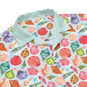 Shells on the Beach Aloha Shirt – 2025 Pattern Play Collection