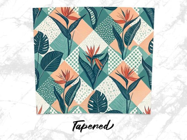 Bird of Paradise Tumbler Wrap, 20 oz Skinny Flower PNG, Florida Retro, Sublimation Designs, Digital Download, Commercial Use - Image 5
